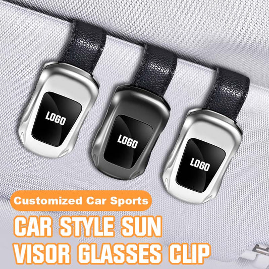 Individuelles Auto Sportwagen Stil Sonnenblende Brille Clip
