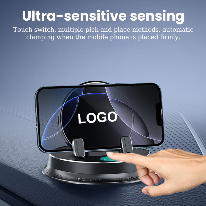 Individuell anpassbare Handyhalterung fürs E-Auto mit Logo