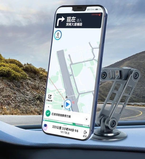 Magnetischer, faltbarer Klebehalter für Smartphones