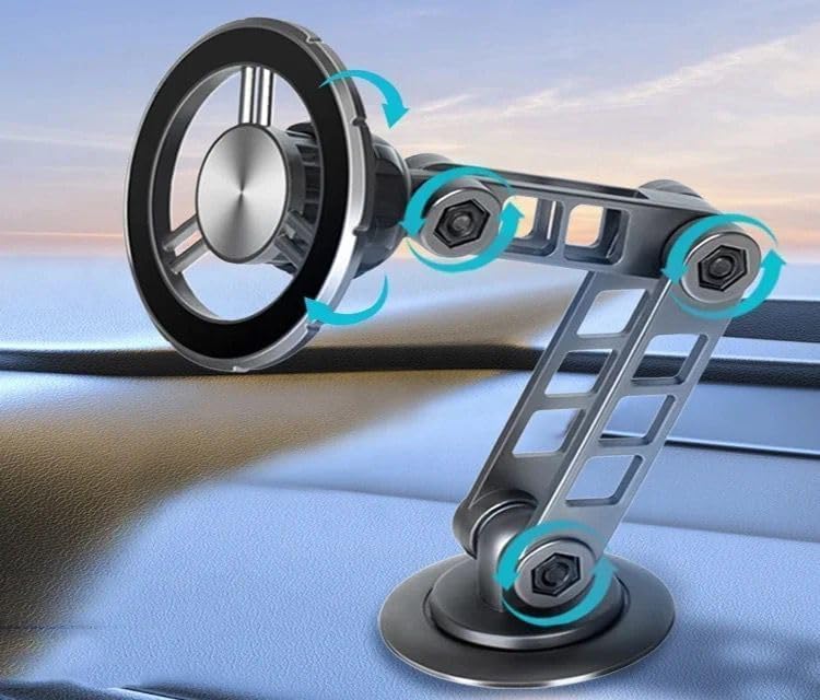 Magnetischer, faltbarer Klebehalter für Smartphones