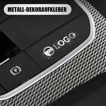 Individuell gefertigter Metall-Emblem-Aufkleber für Autos