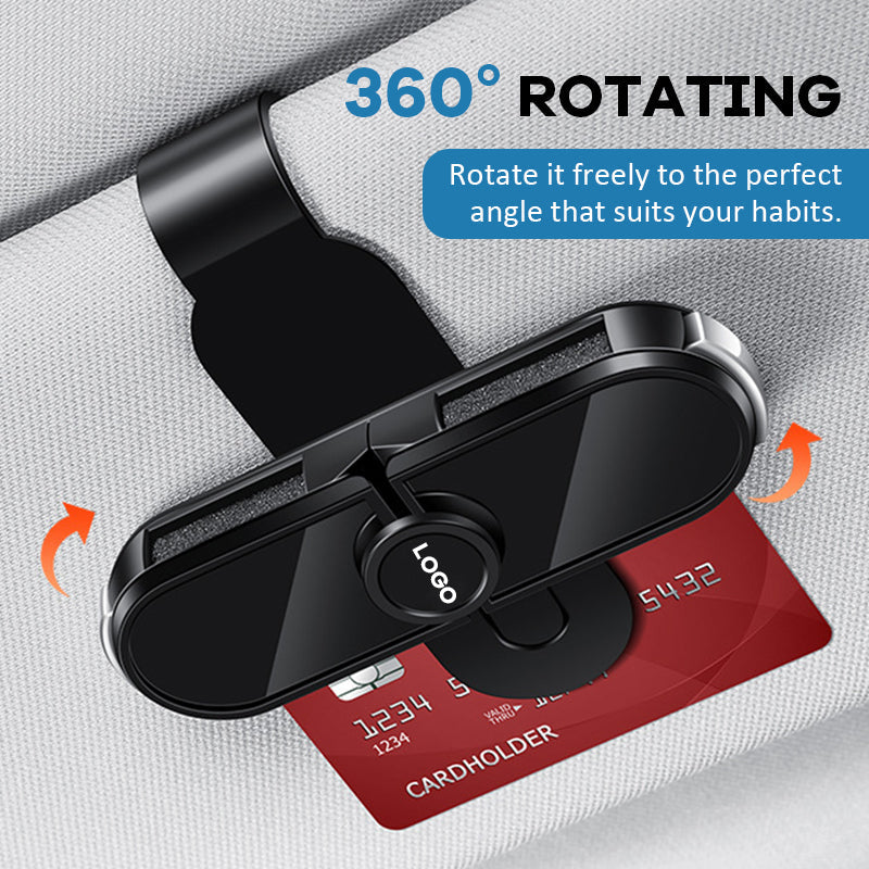 😎🚗 Individuell drehbarer Sonnenbrillenclip für Autos