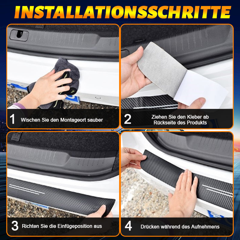 Benutzerdefinierte Anti-Scratch-Aufkleber für Auto Kofferraum