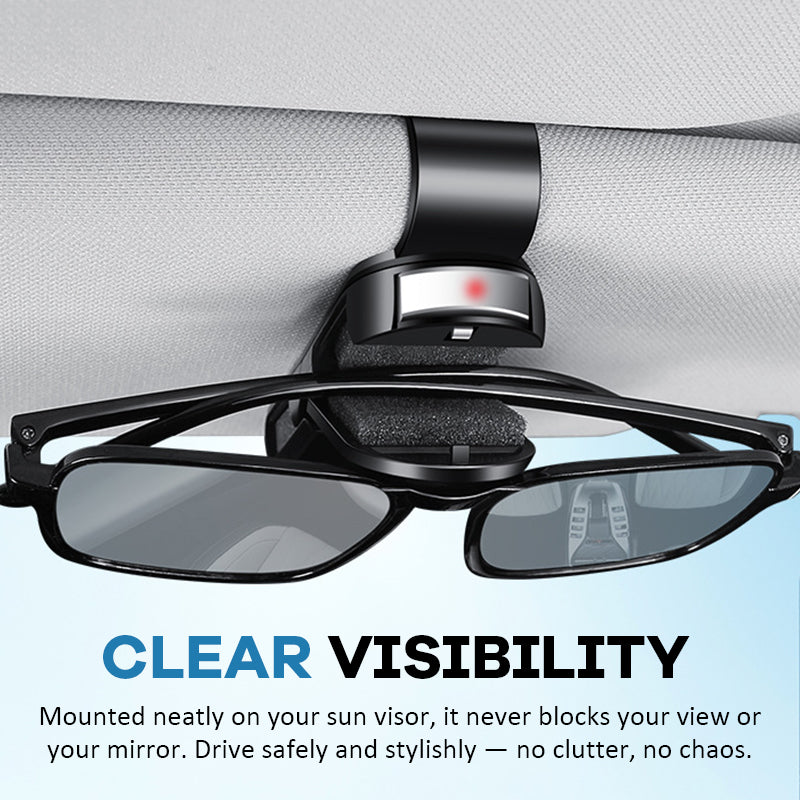😎🚗 Individuell drehbarer Sonnenbrillenclip für Autos