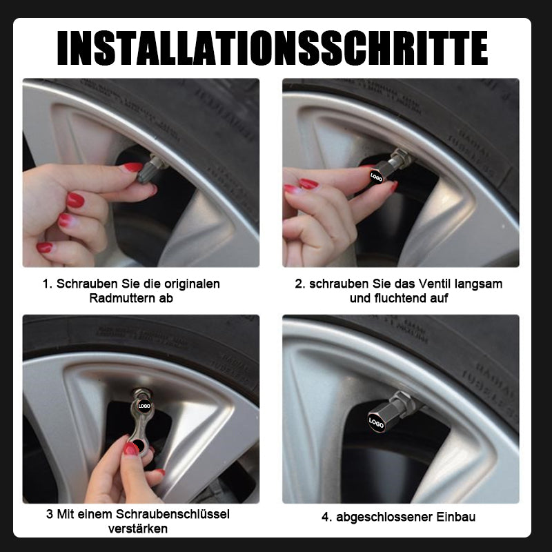 Individuell gestaltbare Autoreifen-Ventilkappen