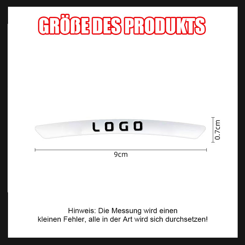 Personalisierte dekorative Aufkleber für Auto-Radnaben (4 Stück)
