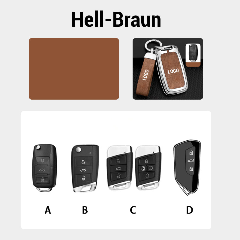 【Für Skoda】 – Schlüsselhülle aus echtem Leder