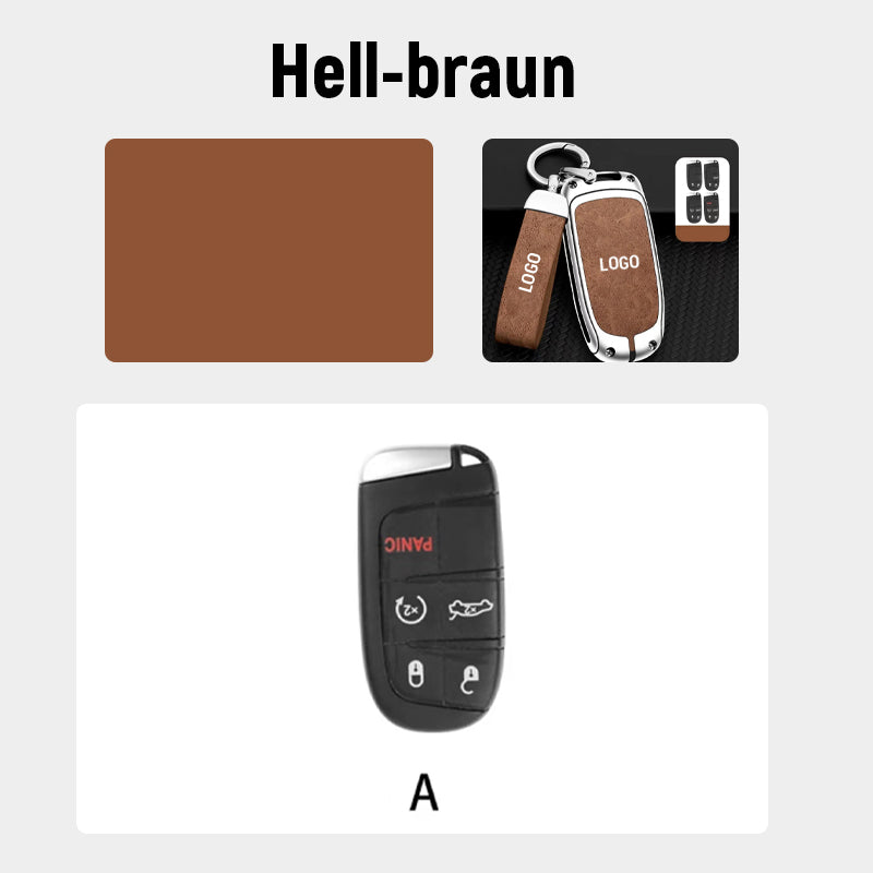【Für Jeep】– Schlüsselhülle aus echtem Leder