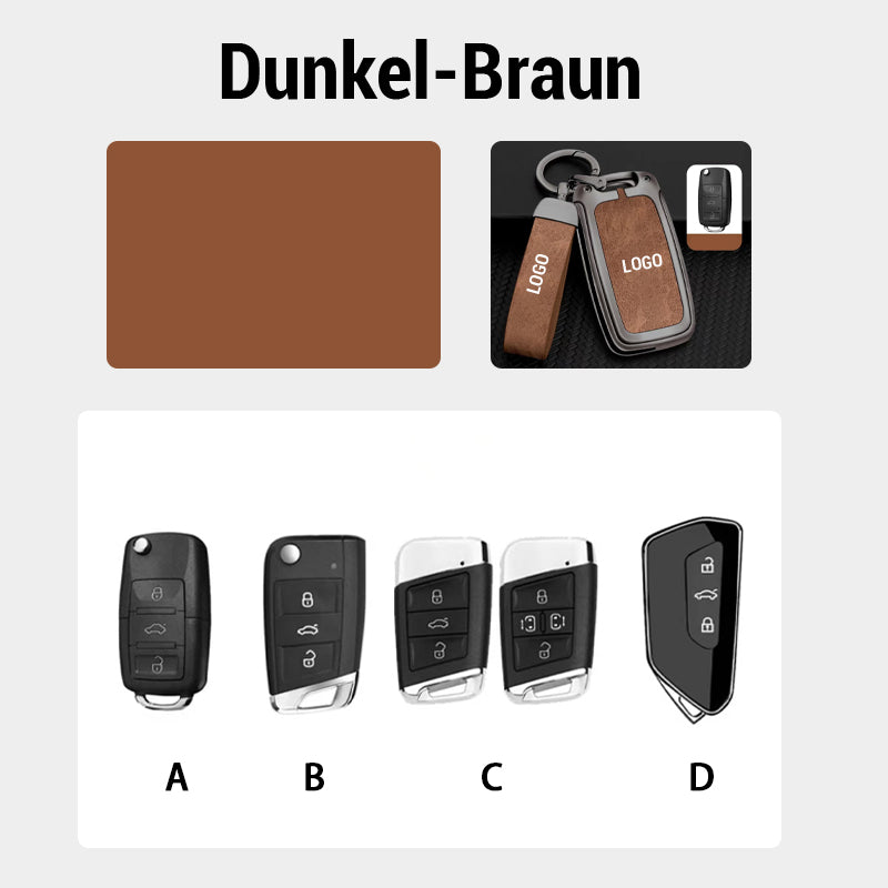 【Für Skoda】 – Schlüsselhülle aus echtem Leder