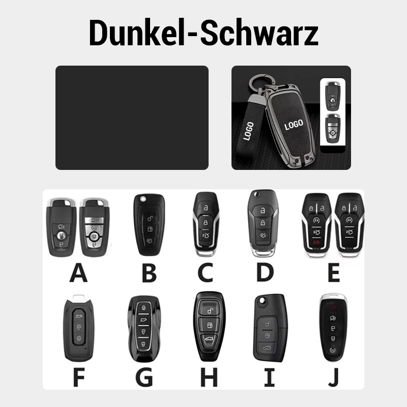 【Für Ford】 – Schlüsselhülle aus echtem Leder