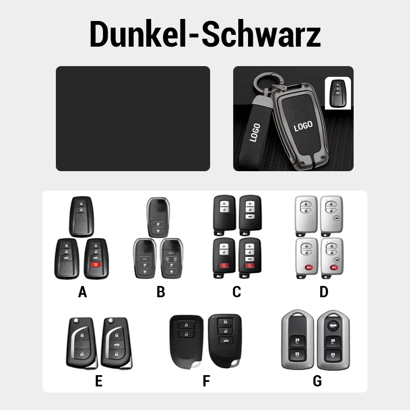 【Für Toyota】– Schlüsselhülle aus echtem Leder