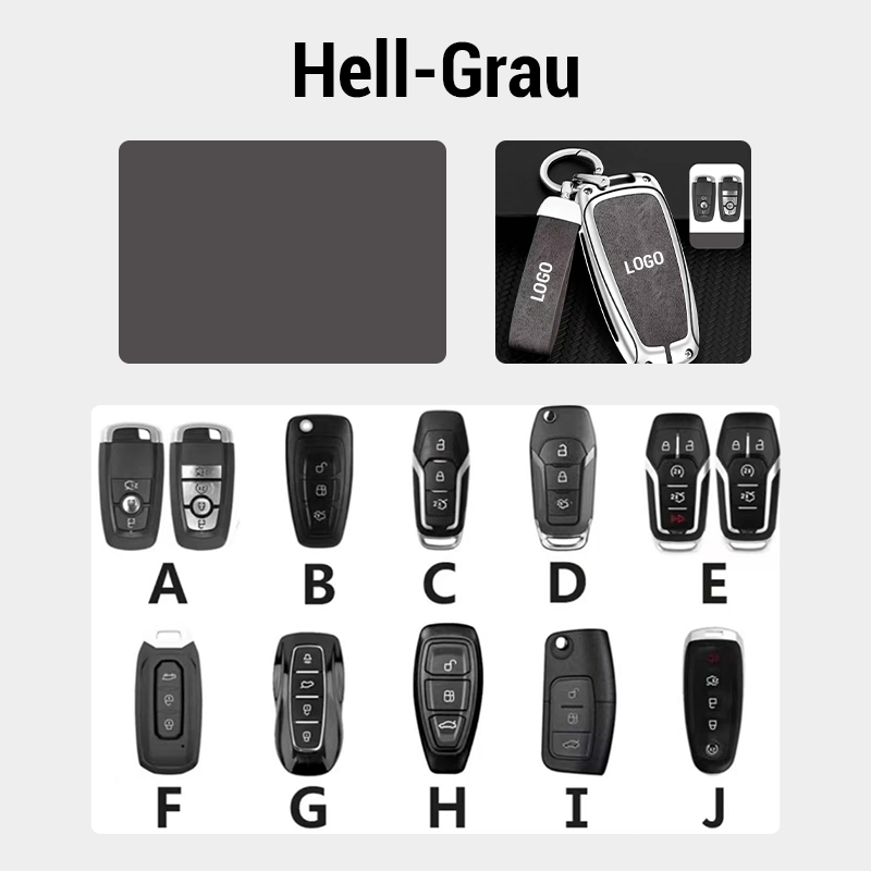 【Für Ford】 – Schlüsselhülle aus echtem Leder