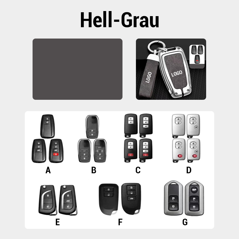 【Für Toyota】– Schlüsselhülle aus echtem Leder