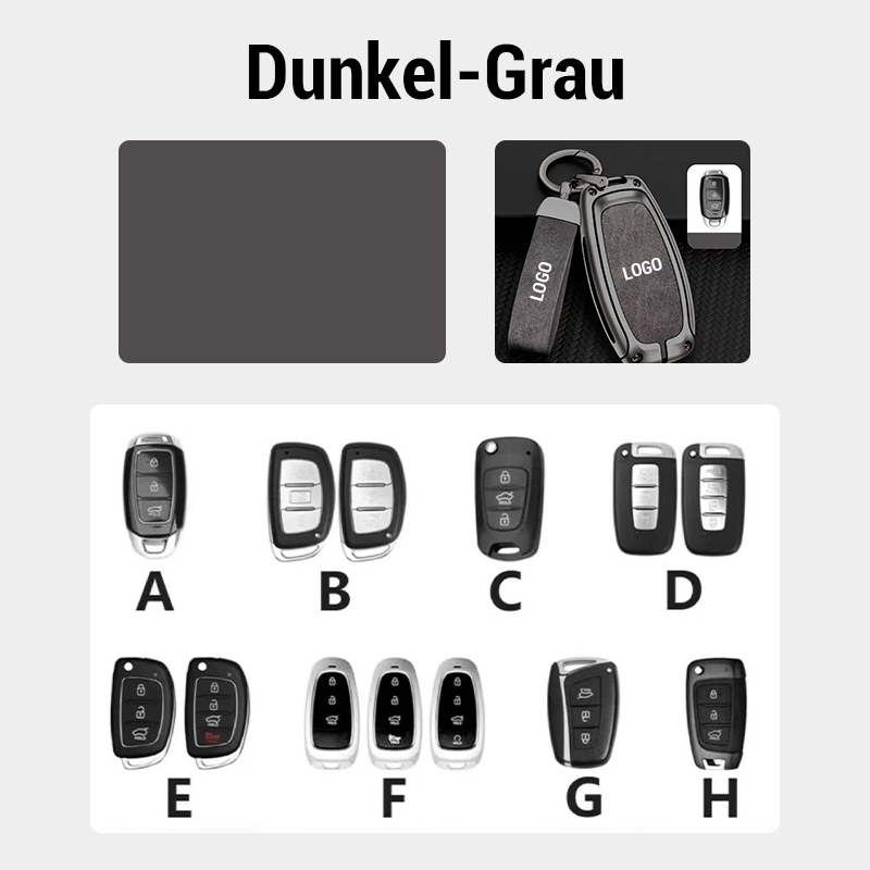 【Für Hyundai】-Schlüsselhülle aus echtem Leder