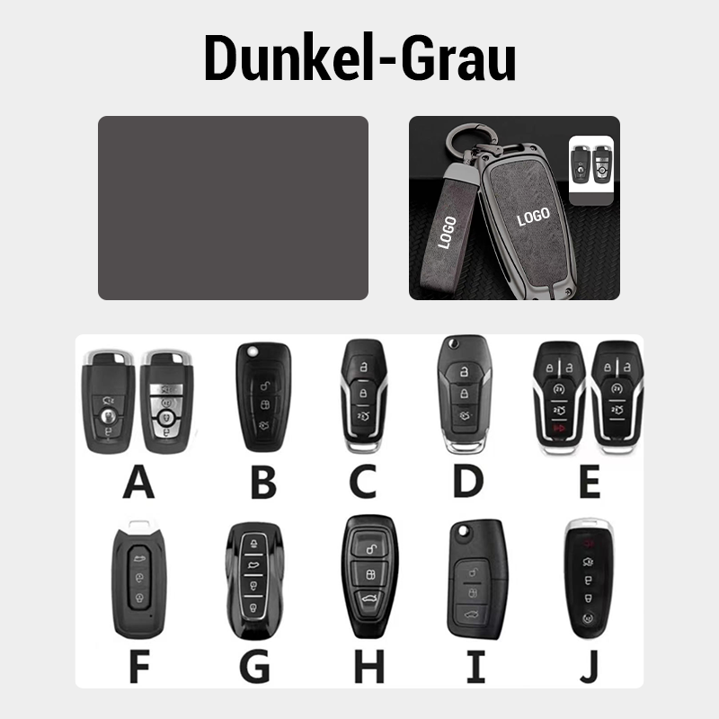 【Für Ford】 – Schlüsselhülle aus echtem Leder