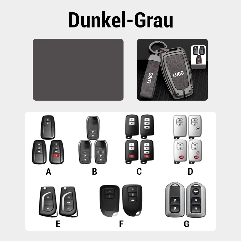 【Für Toyota】– Schlüsselhülle aus echtem Leder