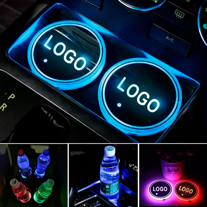 Auto LED Getränkehalter Lichter
