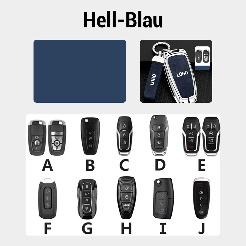 【Für Ford】 – Schlüsselhülle aus echtem Leder