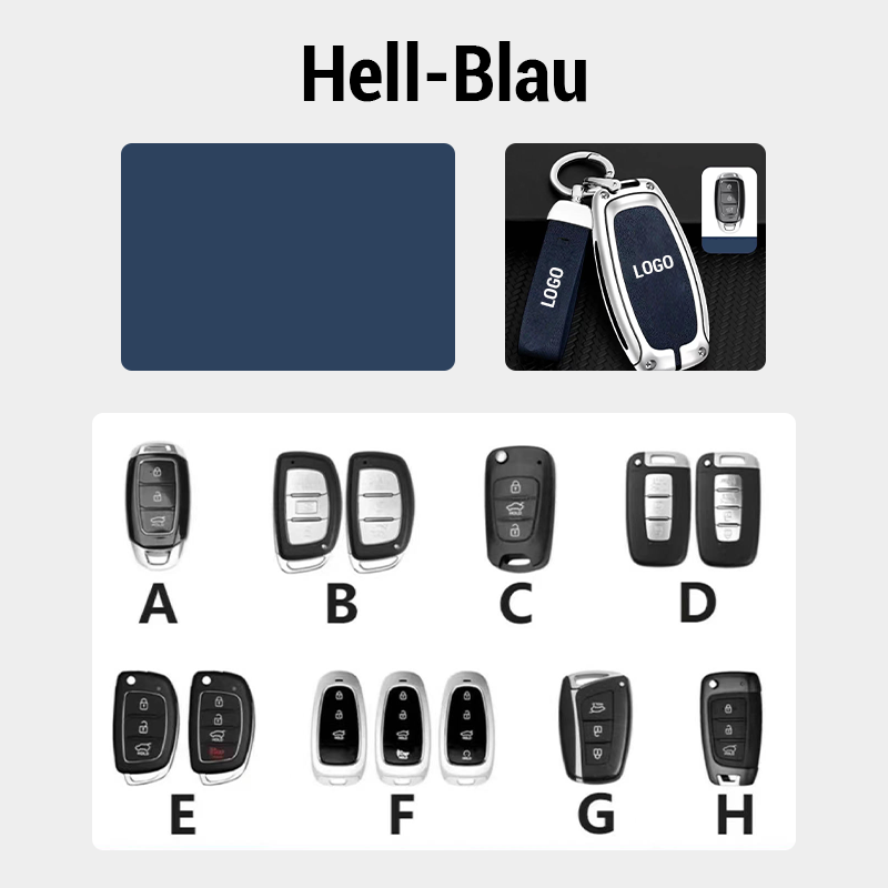 【Für Hyundai】-Schlüsselhülle aus echtem Leder