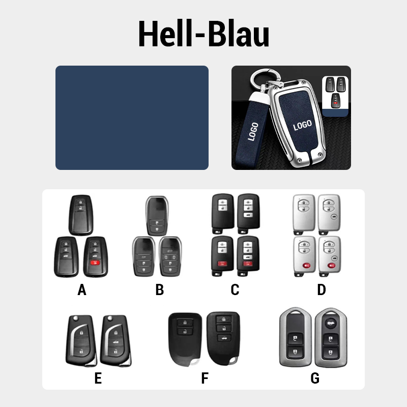 【Für Toyota】– Schlüsselhülle aus echtem Leder