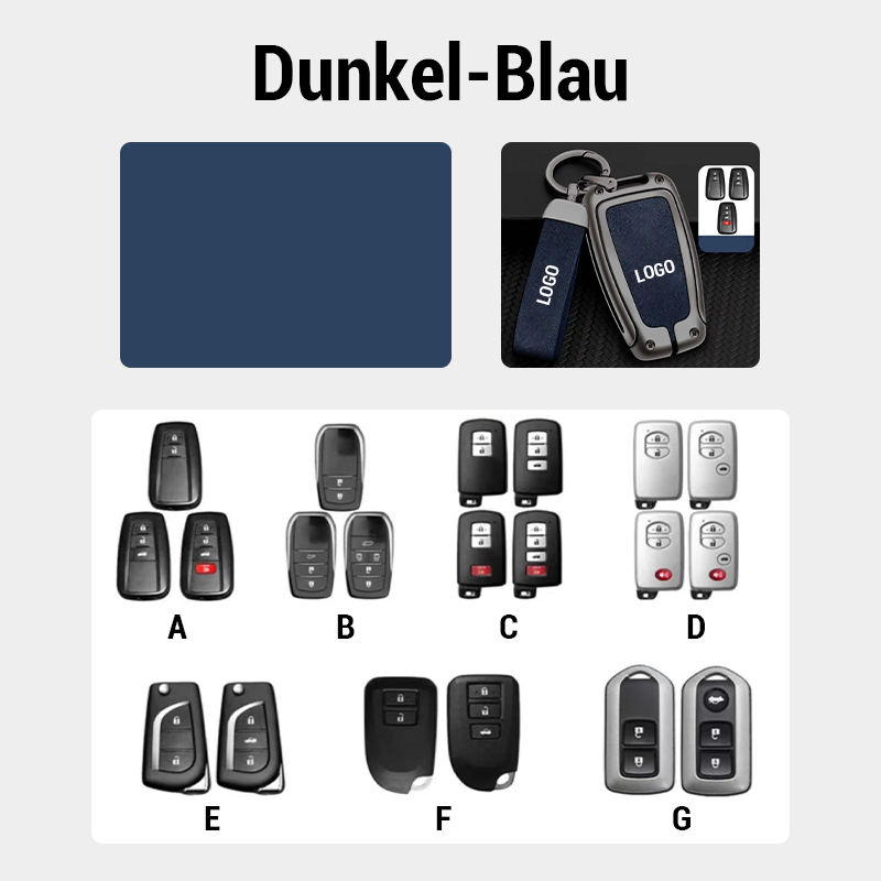 【Für Toyota】– Schlüsselhülle aus echtem Leder