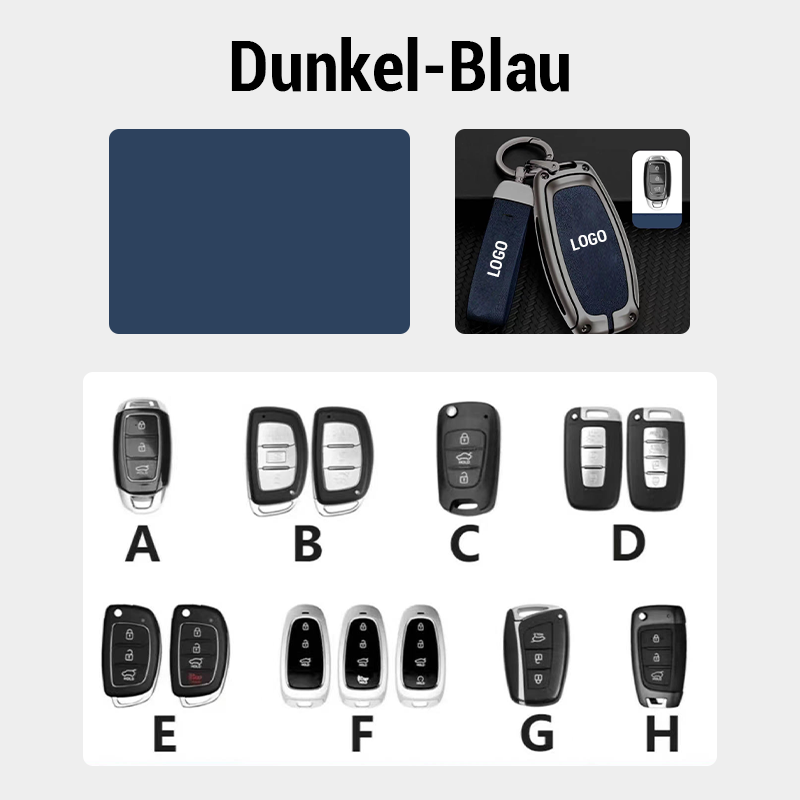 【Für Hyundai】-Schlüsselhülle aus echtem Leder