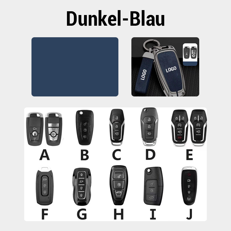 【Für Ford】 – Schlüsselhülle aus echtem Leder