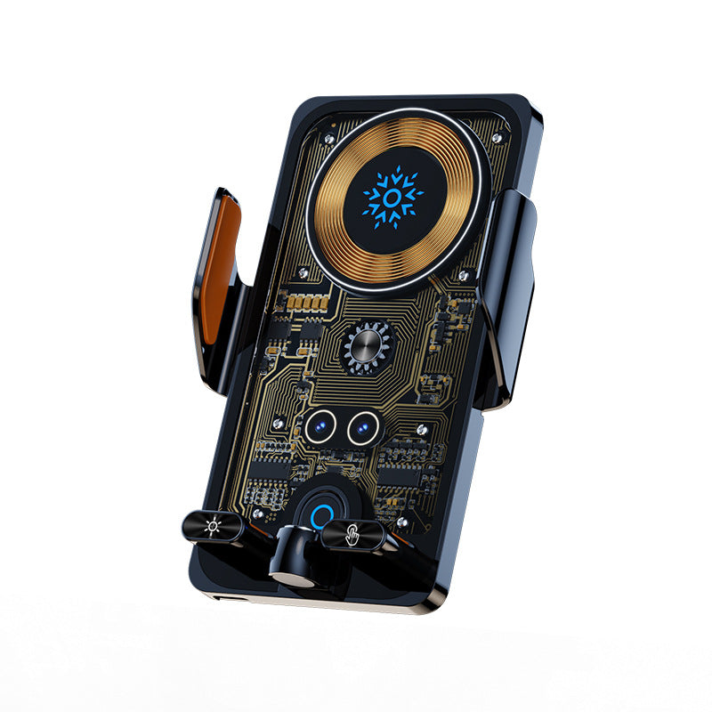 ✨2-in-1-Smartphonehalter für das Auto mit Schwenkfunktion und kabellosem Ladegerät