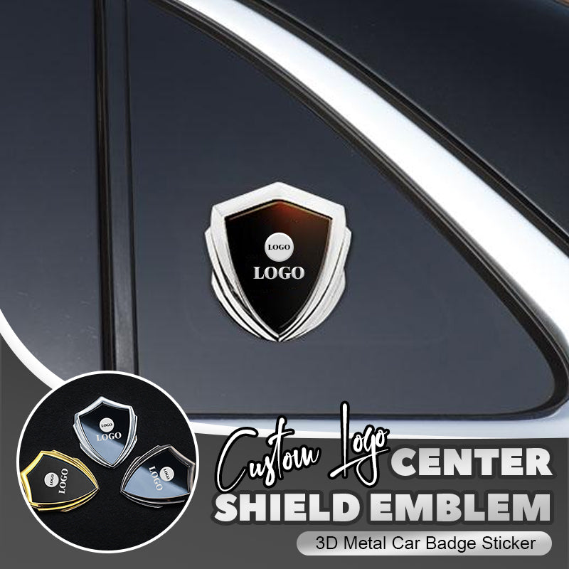 Individuelles Logo-Emblem für die Mittelkonsole – 3D-Metallaufkleber für Autos🚗🛡️