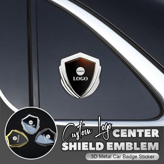 Individuelles Logo-Emblem für die Mittelkonsole – 3D-Metallaufkleber für Autos🚗🛡️