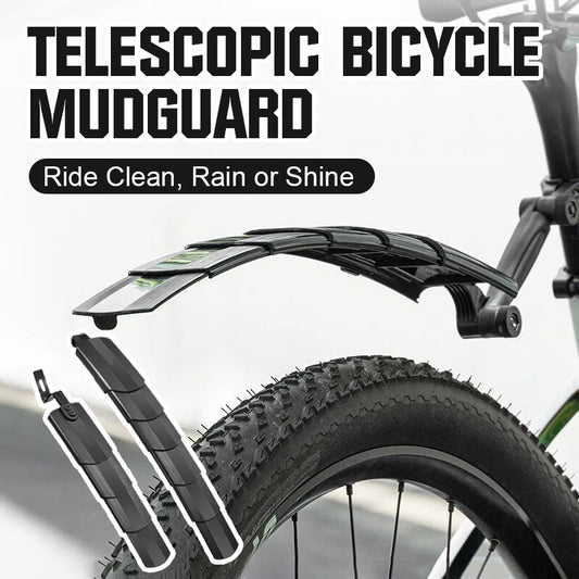 Teleskop-Fahrradschutzblech – Sauber unterwegs, bei Regen oder Sonnenschein