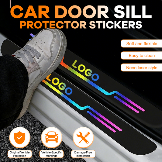 🚗Individuell lasergravierte Schutzaufkleber für Autotürschwellen