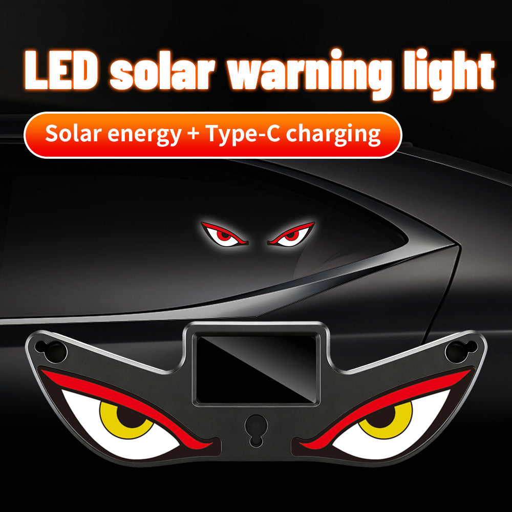 LED-Autoaufkleber „Dämonenaugen“👹 – Verleihe deinem Auto einen wilden, nächtlichen Look