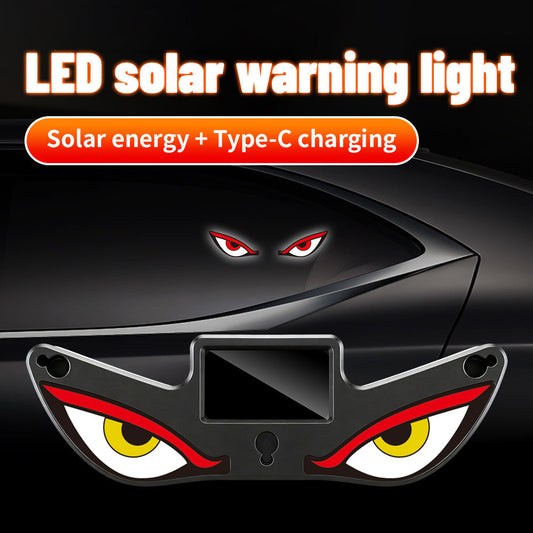 LED-Autoaufkleber „Dämonenaugen“👹 – Verleihe deinem Auto einen wilden, nächtlichen Look