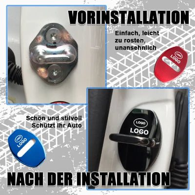 Türschloss-Schutz aus rostfreiem Stahl(4 Stück)