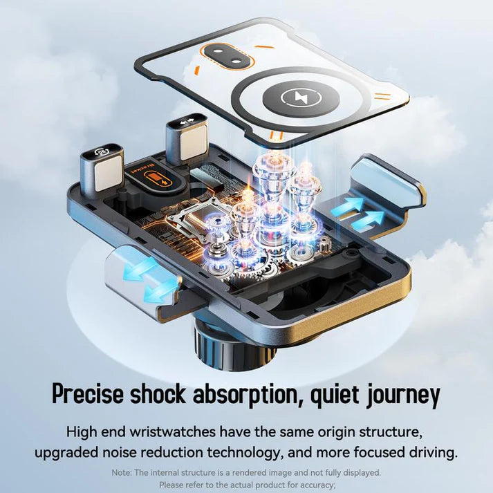 ✨2-in-1-Smartphonehalter für das Auto mit Schwenkfunktion und kabellosem Ladegerät
