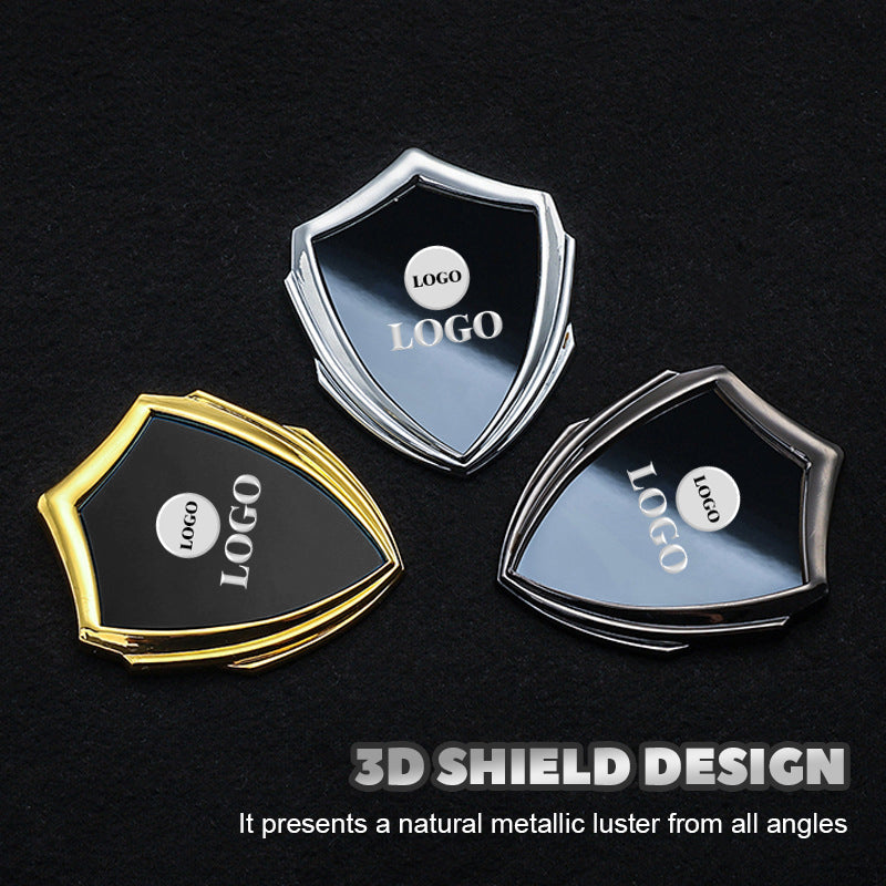 Individuelles Logo-Emblem für die Mittelkonsole – 3D-Metallaufkleber für Autos🚗🛡️