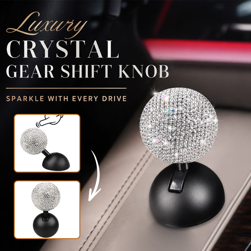 Bling-Strass-Abdeckung für Startknopf im Schalthebel-Design ✨🚗💎