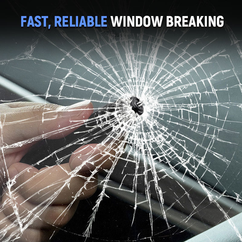 🚗Maßgefertigter Auto-Fensterbrecher und Sicherheitsgurtschneider