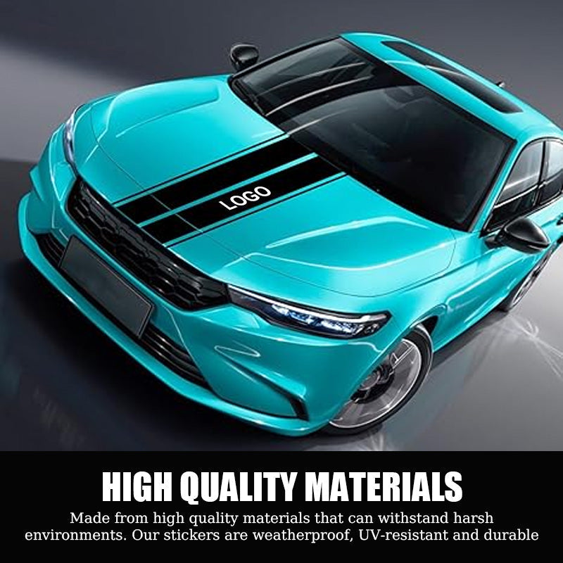 Autoaufkleber zur Dekoration der Motorhaube (2 Bögen)