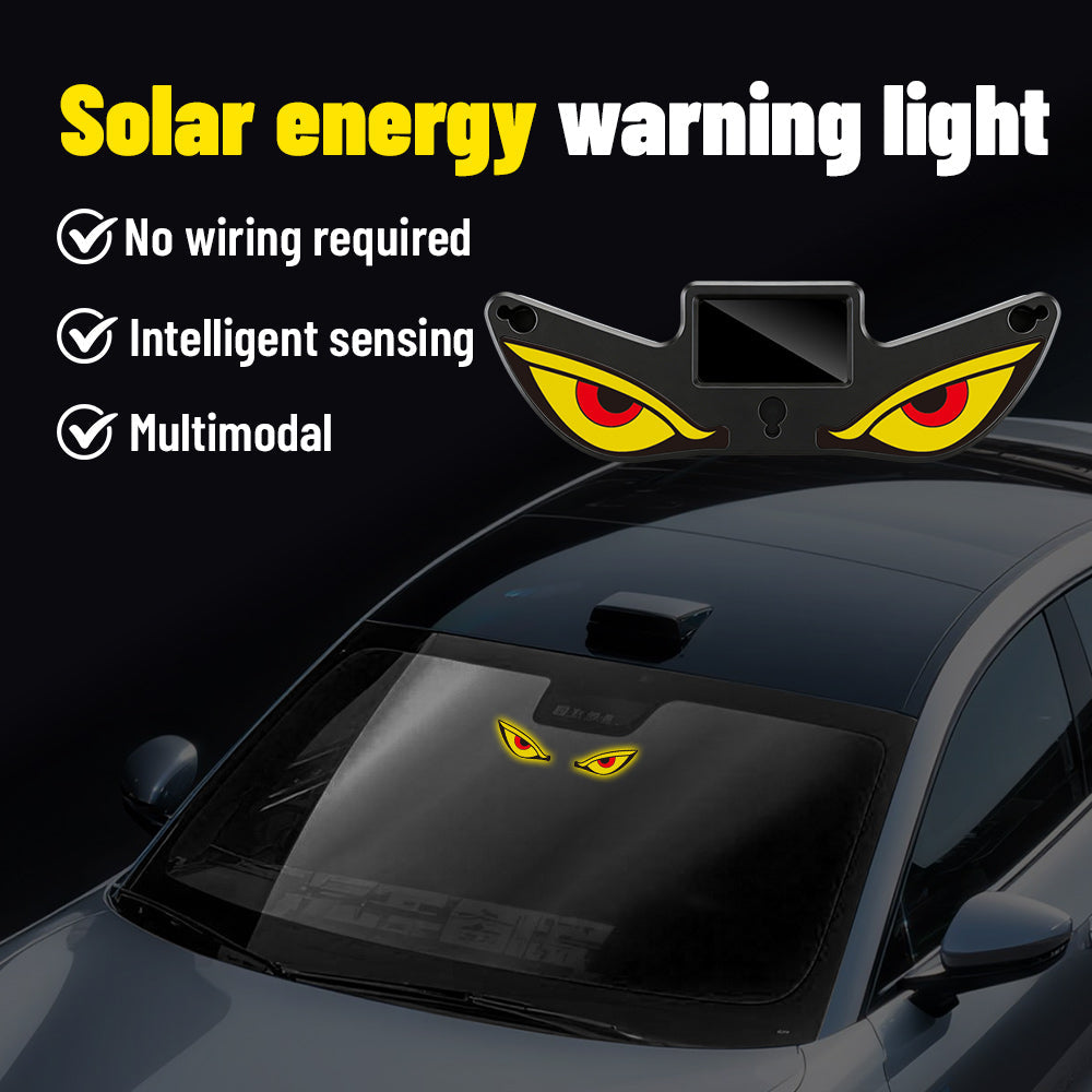 LED-Autoaufkleber „Dämonenaugen“👹 – Verleihe deinem Auto einen wilden, nächtlichen Look