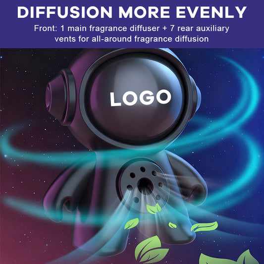 Roboterförmiger Diffusor für die Klimaanlagenlüftung im Auto