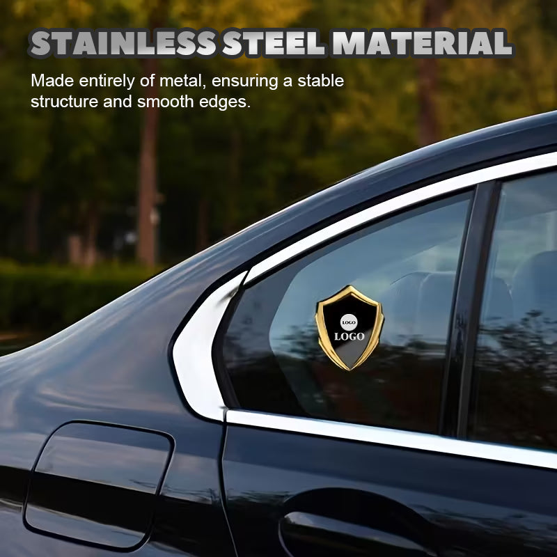 Individuelles Logo-Emblem für die Mittelkonsole – 3D-Metallaufkleber für Autos🚗🛡️