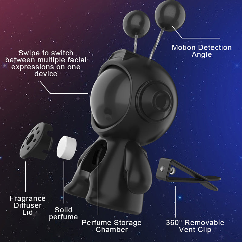 Roboterförmiger Diffusor für die Klimaanlagenlüftung im Auto