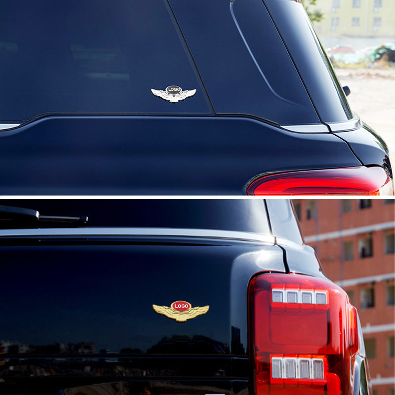 Auto Metall Autoaufkleber Flügel Auto Logo Aufkleber