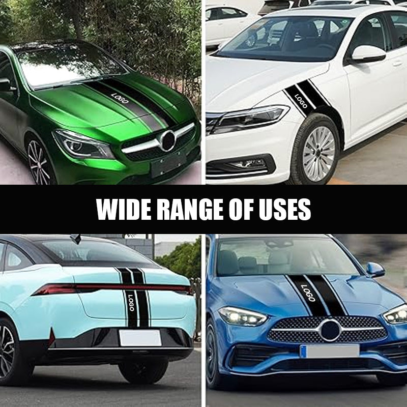 Autoaufkleber zur Dekoration der Motorhaube (2 Bögen)
