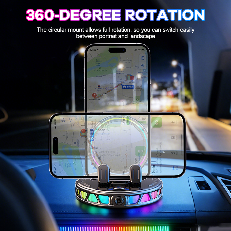 🚗 PowerDrive™ 2-in-1-Dashboard-Halterung für Smartphones: Automatische Klemmung und schnelles kabelloses Laden