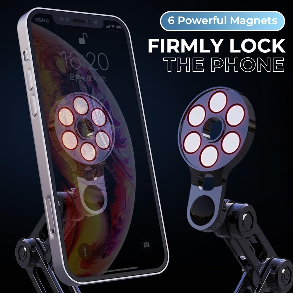 Magnetischer, faltbarer Klebehalter für Smartphones