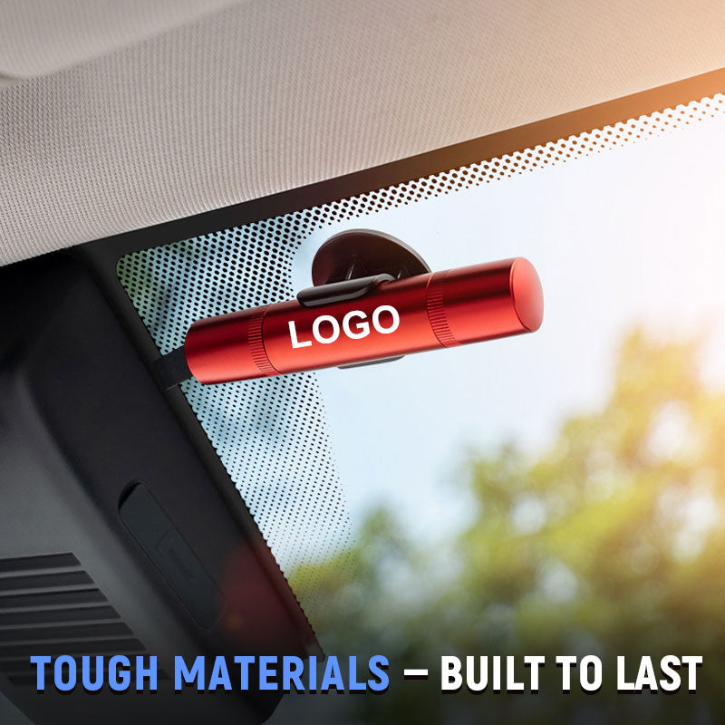 🚗Maßgefertigter Auto-Fensterbrecher und Sicherheitsgurtschneider