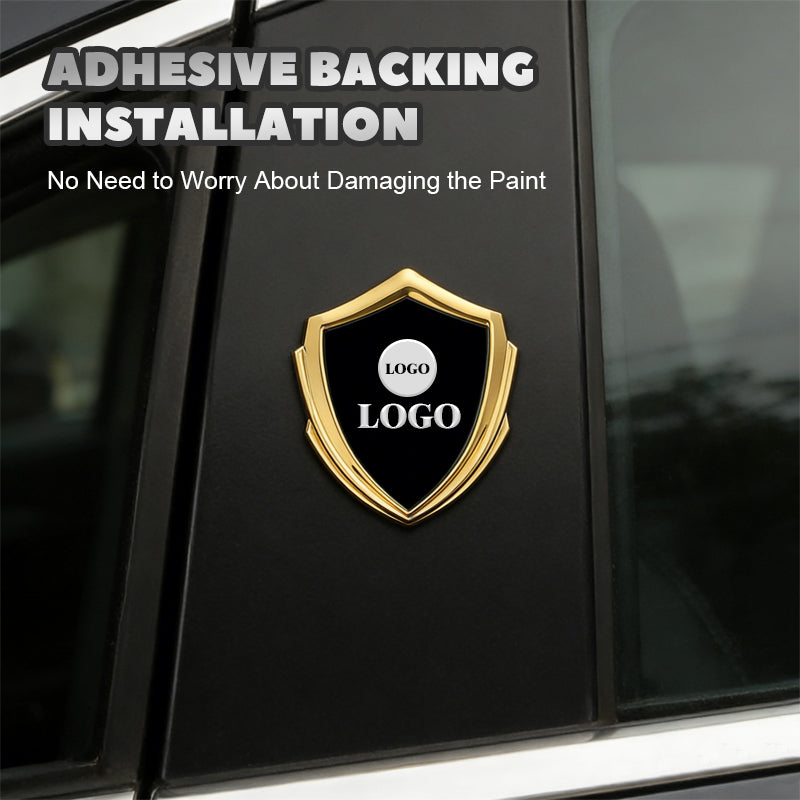 Individuelles Logo-Emblem für die Mittelkonsole – 3D-Metallaufkleber für Autos🚗🛡️